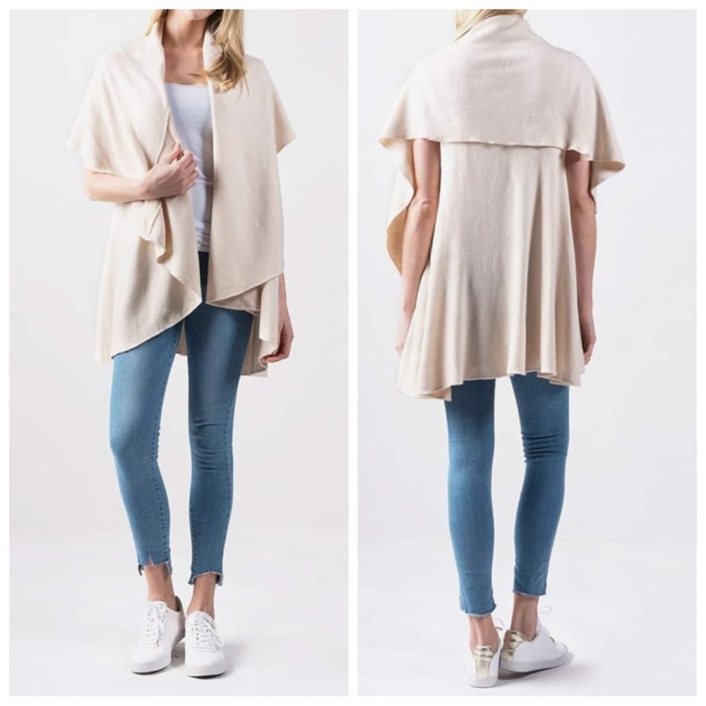 multi-way wrap sweater